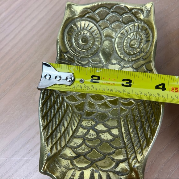 Brass coloured Owl Trinket Dishes - Pair - Picture 7 of 7
